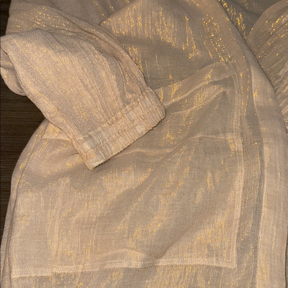 Anthropologie Hei Hei Daybreak metallic kimono jacket - Picture 5 of 5
